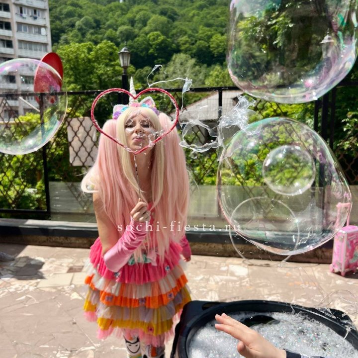 Шоу мыльных пузырей в Невинномысске