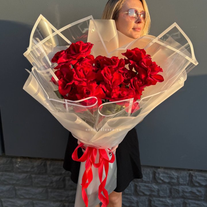  Букет  высоких роз 15 шт в Невинномысске