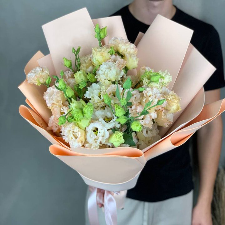 Букет эустом "Крем" в Невинномысске