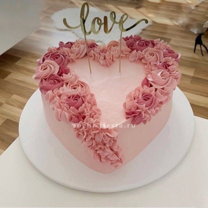 Торт "Сердце" 10 в Невинномысске