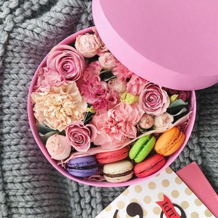 Цветочный бокс пинк в Невинномысске