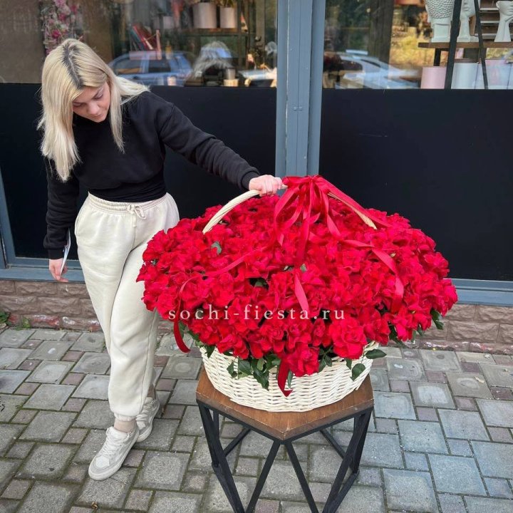 201 французская красная роза в Невинномысске