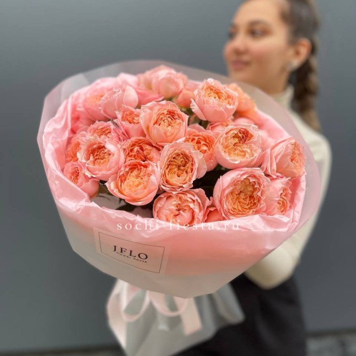 Букет из пионовидных роз Джульетта в Невинномысске