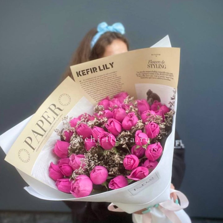 Пионовидные розы баблс №3 с доставкой в Невинномысске