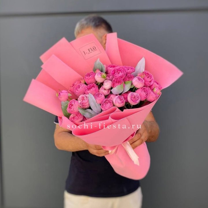 Пионовидные розы баблс №2 с доставкой в Невинномысске