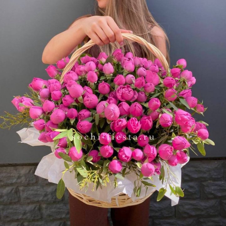 51 мисти баблс в корзине с доставкой в Невинномысске