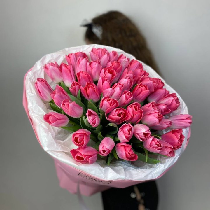 51 розовый тюльпан "Рози" в Невинномысске