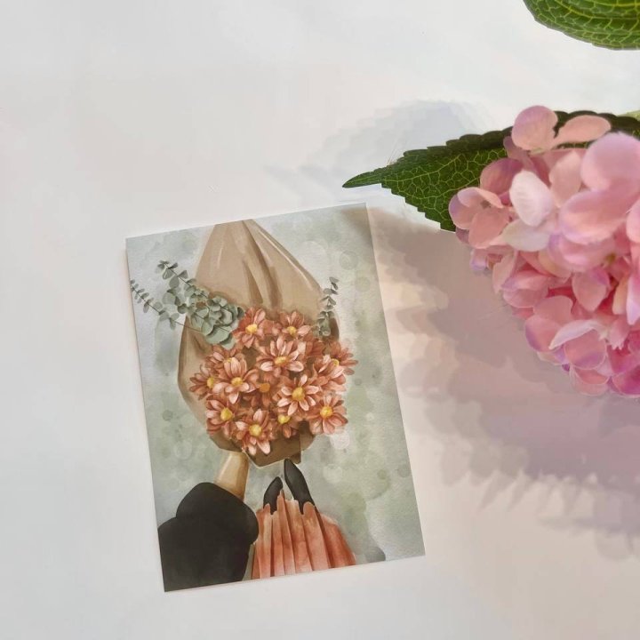 Открытка к букету "Букет" в Невинномысске