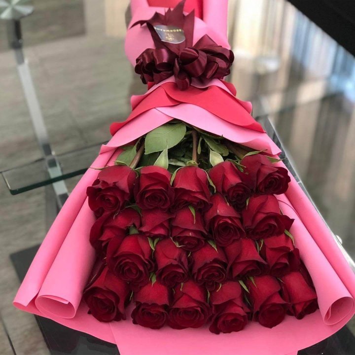 21 красная роза "Элеганс" в Невинномысске