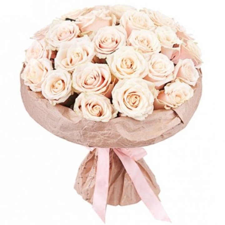 25 кремовых роз "Craft" в Невинномысске
