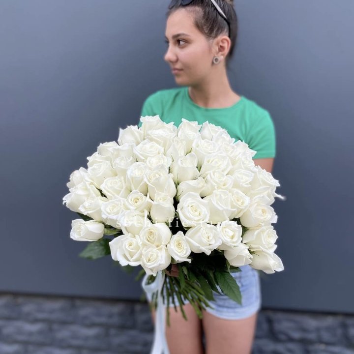 51 белая роза в Невинномысске