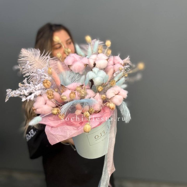 Авторский бокс с сухоцветами №2 в Невинномысске