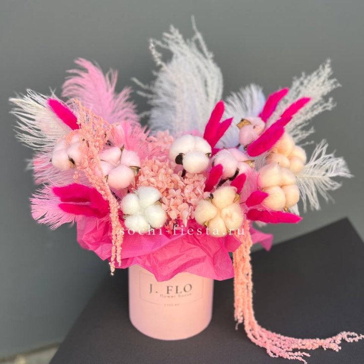 Авторский бокс с сухоцветами №1 в Невинномысске